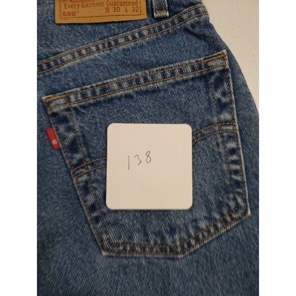 Levis 550 Jeans Mens 30x32 Relaxed Fit Tapered Leg Distressed USA Made 90's Y2K - Picture 9 of 9